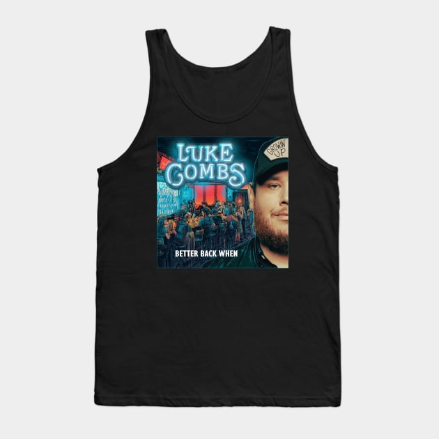 Luke Combs Tank Top by DeborahWood99